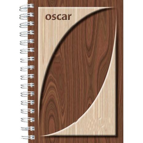 Ημερολόγιο ημερήσιο σπιράλ Oscar 2024 14x21cm
